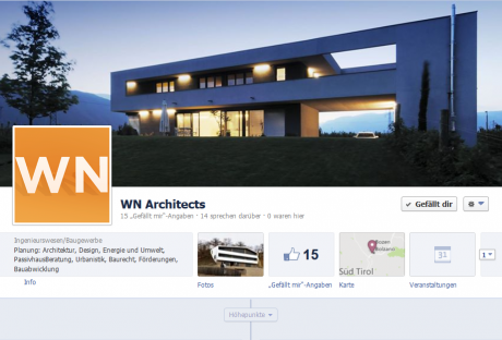 Architects WN, Martin Willeit, Arch. Johannes Niederstätter, Südtirol, Bozen, Architektur, Inneneinrichtung, facebook, Xing